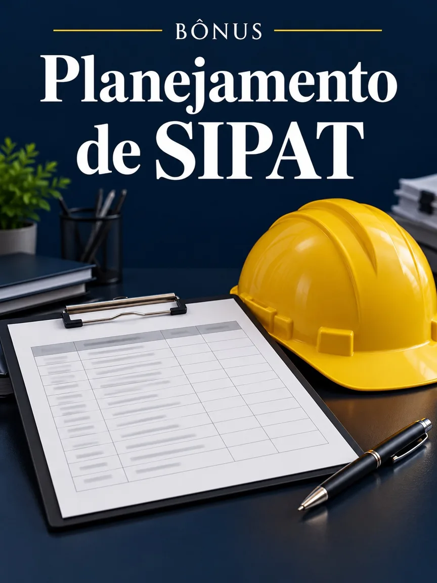 Capa do bônus Planejamento de SIPAT